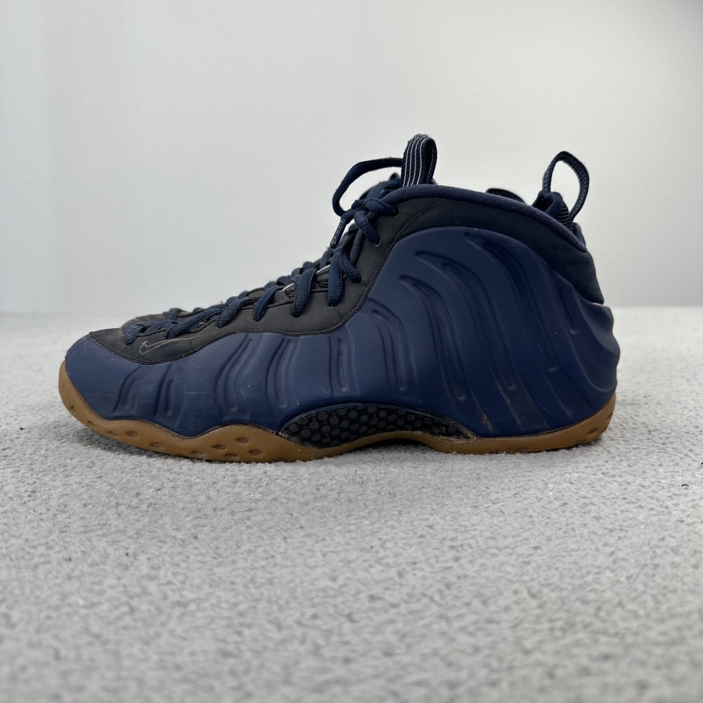 Nike Air Foamposite One Midnight Shoes 11.5 Navy Blue Gum 314996 405